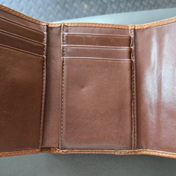 Coach Legacy Tobacco Brown Braided Handle Heavy Tote and Wallet - Picture 11 of 11